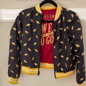 Kids Lightning Bolt Jacket - Black and Yellow